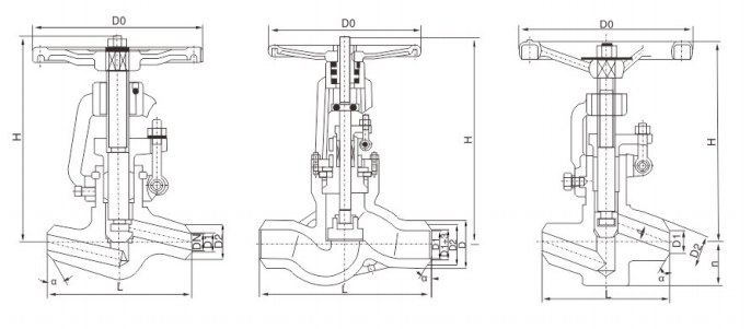 J61H/Y-100/140/200/250/320C/V型铸钢对焊高温高压电站截止阀