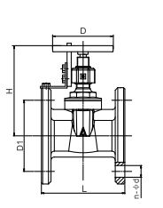 Z45W-10/16/20/25/40/64/100/160T型黄铜/青铜变压器专用法兰手动闸阀